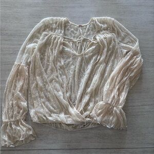 Free People lace top